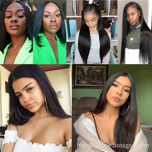 13X4Straight Lace Front Human Hair Wigs 360 Lace Frontal Wigs Remy Brazilian Human Hair Lace Wigs for Women 150 Density